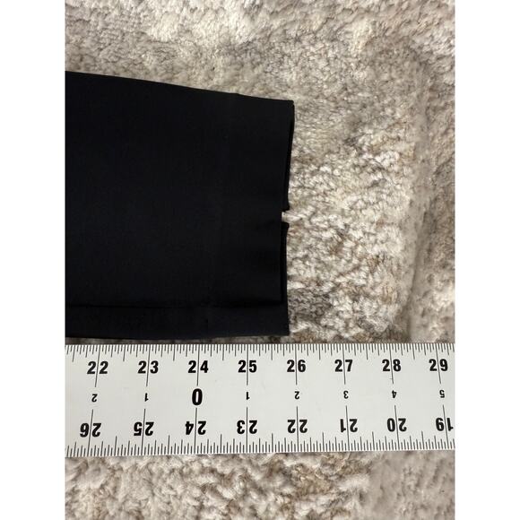 Spanx Size L Casual Stretch Ankle Leggings Black Pull On Flat Front Pants - Picture 6 of 12